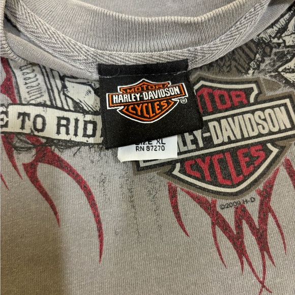 2009 Harley-Davidson Long Sleeve Tee - Picture 6 of 6